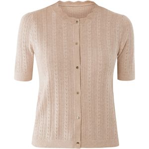 MEXX Gebreid vest 'Fancy'  crème