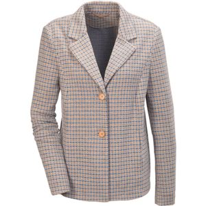 Goldner Blazers  lichtbeige / blauw