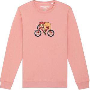Watapparel Sweatshirt ' Sloth '  geel / rosa / rood / zwart