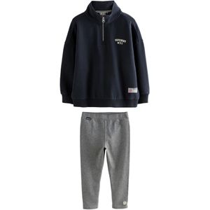 Superdry Set  donkerblauw / grijs gemêleerd