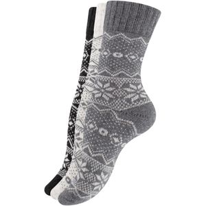 Vincent Creation Sokken 'Hygge'  grijs / lichtgrijs / zwart