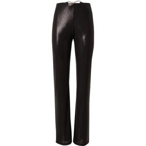 Chiara Ferragni Broek  zwart / zilver / transparant