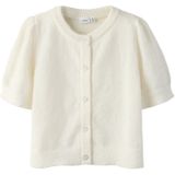 Gebreid Vest - Halflange Mouwen - Pluizig - Regular Fit