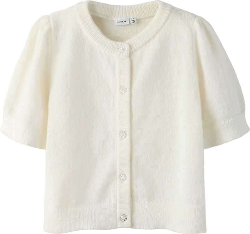 Gebreid Vest - Halflange Mouwen - Pluizig - Regular Fit