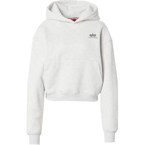 Alpha Industries - Basic Hoodie SL Wmn - Hoodie - Zwart - Loose Fit