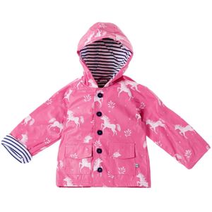 Lilly and Sid Functionele jas 'Einhorn'  rosa / wit
