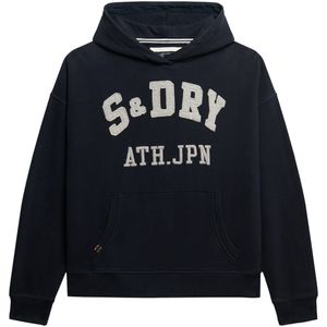 Superdry - Athletic Essentials Applique Relaxed Hoodie - Oversized