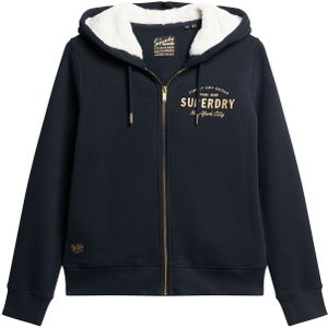 Superdry Sweatvest  beige / marine / wit