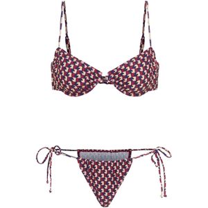 LSCN by LASCANA Bikini  ecru / navy / bordeaux
