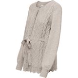 Only Maternity Gebreid vest 'OLMKallu'  grijs