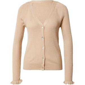 VILA Gebreid vest  beige