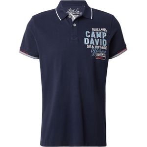 CAMP DAVID Shirt  navy / rood / wit