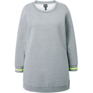 Ulla Popken Sweatshirt  grijs / appel / zwart