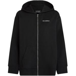 Karl Lagerfeld Sweatvest  grijs / zwart / wit