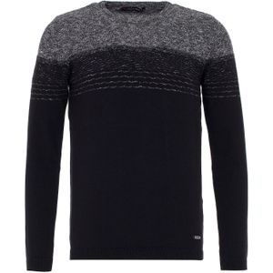 CIPO & BAXX Trui  grijs gemêleerd / zwart