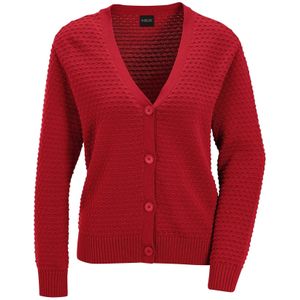 MADELEINE Gebreid vest  rood