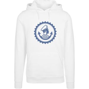 F4NT4STIC Sweatshirt 'Knut und Jan Hamburg'  blauw / wit