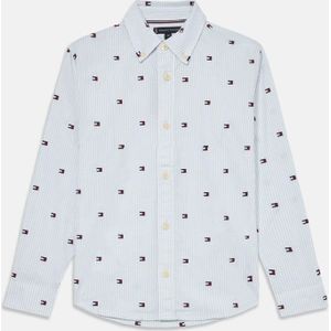 TOMMY HILFIGER Overhemd 'Ithaca Flag Junior'  lichtblauw