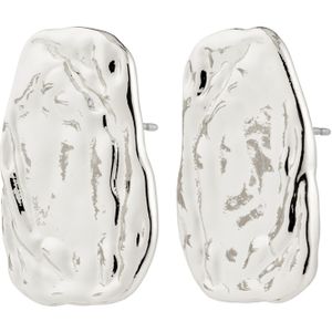 Pilgrim Oorbellen 'Shift'  zilver