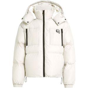 KARL LAGERFELD - IKON PUFFER JACKET - Acolchada Jas - Wit