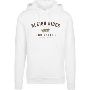 F4NT4STIC Sweatshirt 'Winter Schlitten Christmas'  bruin / wit
