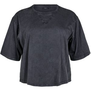Zizzi Shirt 'Efiona'  donkergrijs