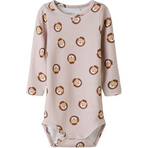 NAME IT Rompertje/body  beige / camel / donkerbruin / wit