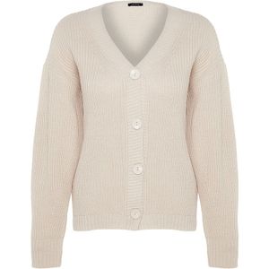 Trendyol Gebreid vest  greige