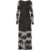 PIECES Avondjurk 'PCOffia'  donkerbruin