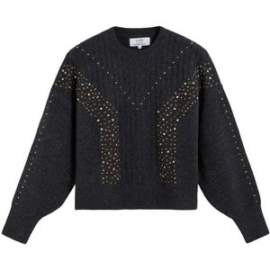 Scalpers Trui  brons / donkergrijs / zilver