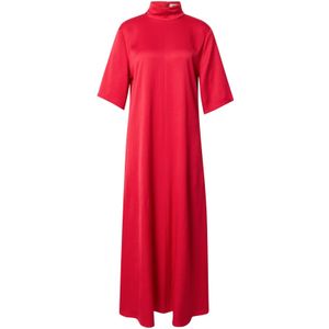 DRYKORN - SEIRAH - Jurk - Knalrood - 7/8 Lengte - Halve Mouw