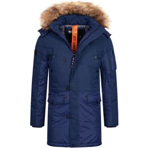 INDICODE JEANS Winterparka 'Jarl'  blauw