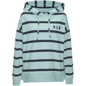 Elbsand - Hoodie - Blauw - Met Capuchon en Logoprint