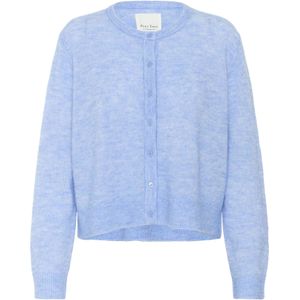 Part Two Gebreid vest  blauw