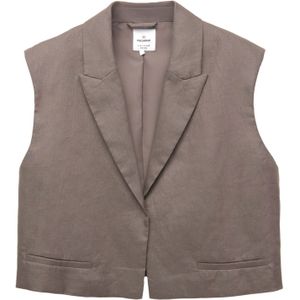 Pull&Bear Gilet  donkerbeige