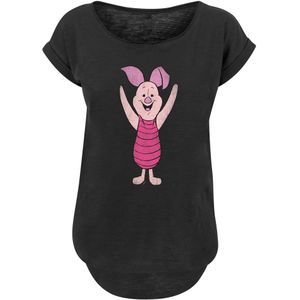 F4NT4STIC Shirt 'Winnie The Pooh Piglet'  rosa / eosine / lichtroze / zwart