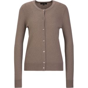 Dine'n'Dance Gebreid vest 'Cara'  chocoladebruin