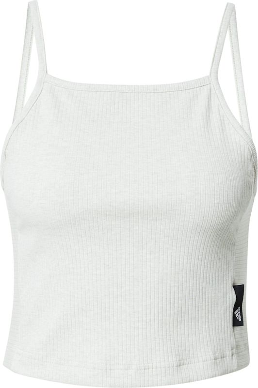 ADIDAS SPORTSWEAR - Sporttop - Beige - Mouwloos - Slanke Pasvorm