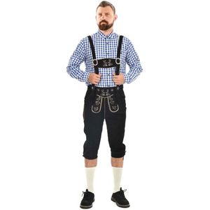 Alessandro Salvarini Klederdracht broek  crème / zwart