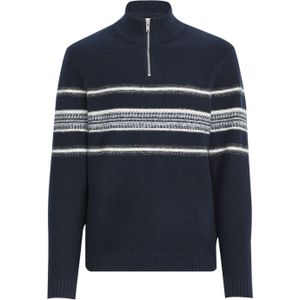 Marks & Spencer Trui  marine / antraciet / wit