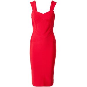 Lipsy - Cocktailjurk - Rood - Knielengte - Mouwloos