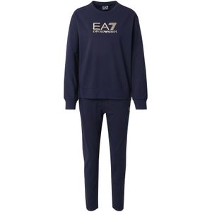 EA7 Emporio Armani Joggingpak  navy / pasteelgeel