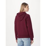 GAP Dames Logo Hoodie Hooded Full Zip Sweatshirt, Ruby Wijn, XS