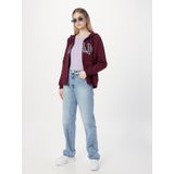 GAP Dames Logo Hoodie Hooded Full Zip Sweatshirt, Ruby Wijn, XS