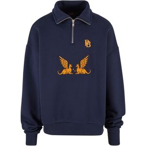 Prohibited Sweatshirt 'Griffin'  donkerblauw / safraan / zwart