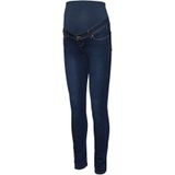 Skinny Fit - Zwangerschapsjeans - Licht Verwassen Dark Denim Look