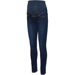 Skinny Fit - Zwangerschapsjeans - Licht Verwassen Dark Denim Look