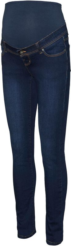 Skinny Fit - Zwangerschapsjeans - Licht Verwassen Dark Denim Look
