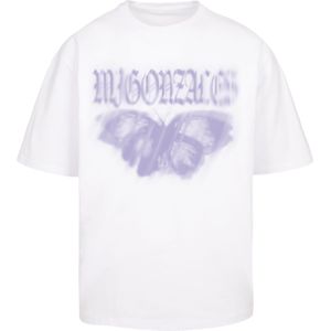 MJ Gonzales Shirt  lila / sering / wit