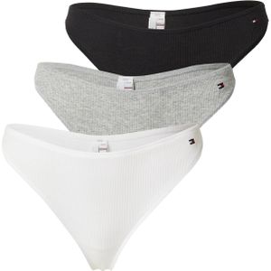 Tommy Hilfiger Underwear String  grijs gemêleerd / zwart / wit